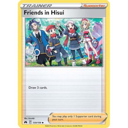 Friends in Hisui 130/159 - Crown Zenith Reverse Holofoil