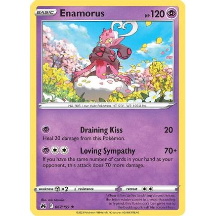 Enamorus 67/159 - Crown Zenith Reverse Holofoil