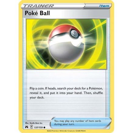 Poke Ball 137/159 - Crown Zenith