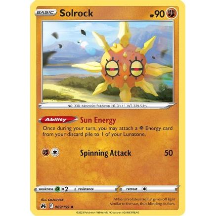 Solrock 69/159 - Crown Zenith Reverse Holofoil