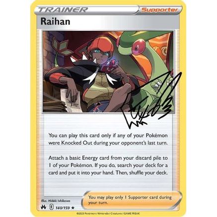 Raihan 140/159 - Crown Zenith Holofoil
