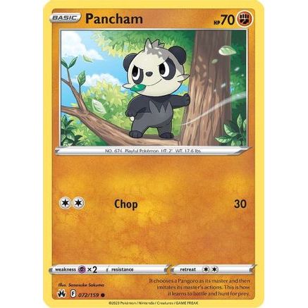Pancham 72/159 - Crown Zenith