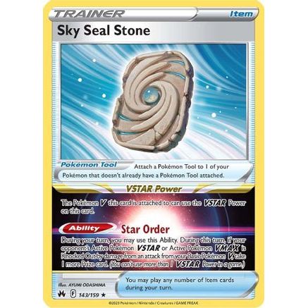 Sky Seal Stone 143/159 - Crown Zenith Holofoil