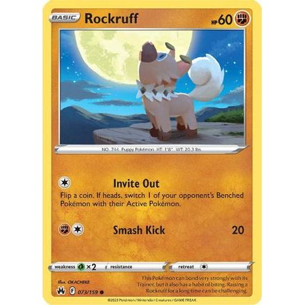 Rockruff 73/159 - Crown Zenith