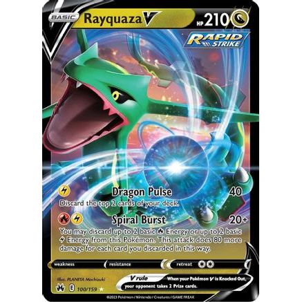 Rayquaza V 100/159 - Crown Zenith Holofoil