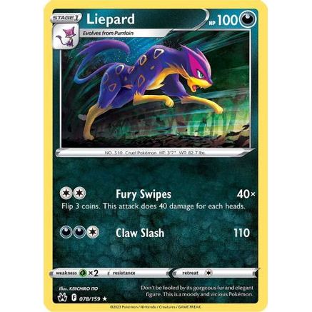Liepard 78/159 - Crown Zenith