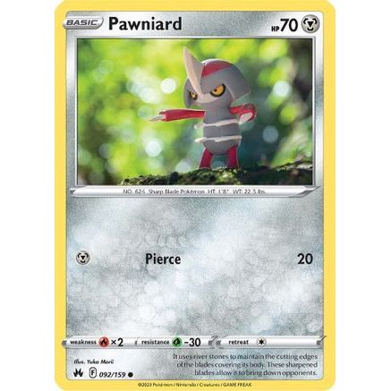 Pawniard (92) 92/159 - Crown Zenith Reverse Holofoil