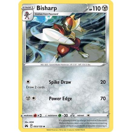 Bisharp 93/159 - Crown Zenith Reverse Holofoil