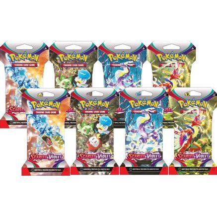 Scarlet & Violet Sleeved Booster Pack Bundle [Set of 8] - SV01 Scarlet & Violet Base Set