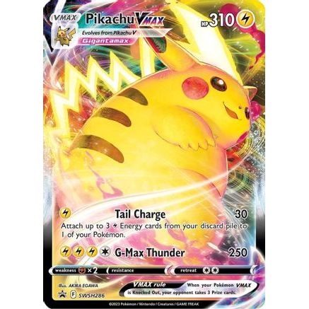 Pikachu VMAX - SWSH286 SWSH286/298 - SWSH Sword & Shield Promo Cards Holofoil
