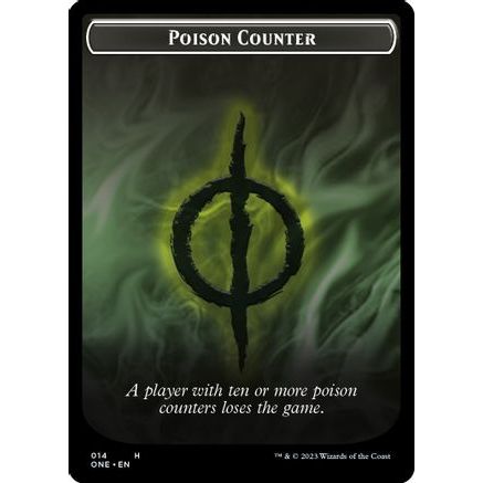Poison Counter // Beast Double-sided Token (ONC-) - Commander: Phyrexia: All Will Be One