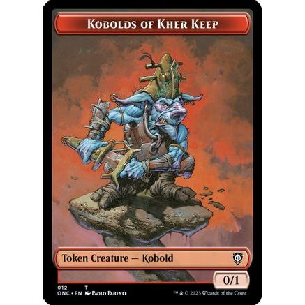 Kobolds of Kher Keep // Dragon Double-sided Token (ONC-) - Commander: Phyrexia: All Will Be One