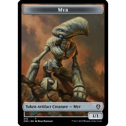 Myr // Thopter Double-sided Token (ONC-) - Commander: Phyrexia: All Will Be One