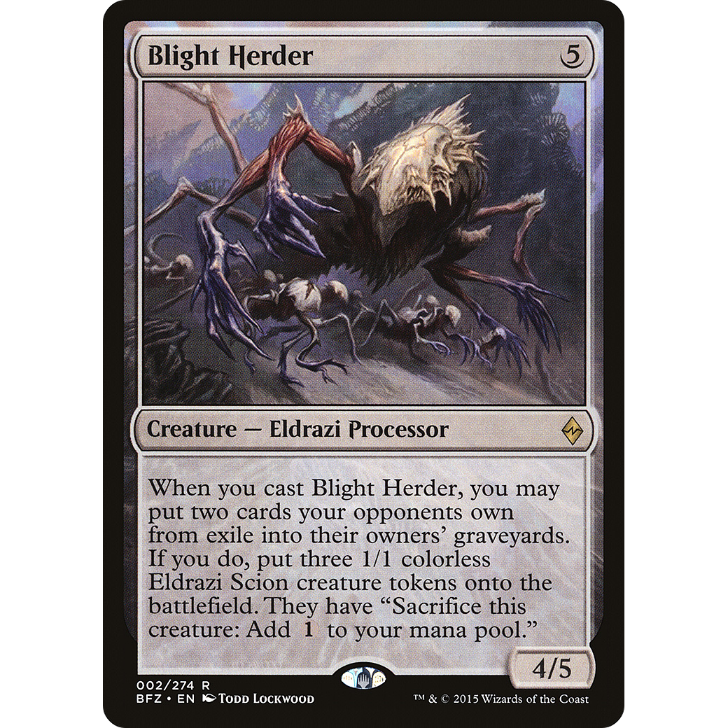 Blight Herder (BFZ-002) - Battle for Zendikar Foil