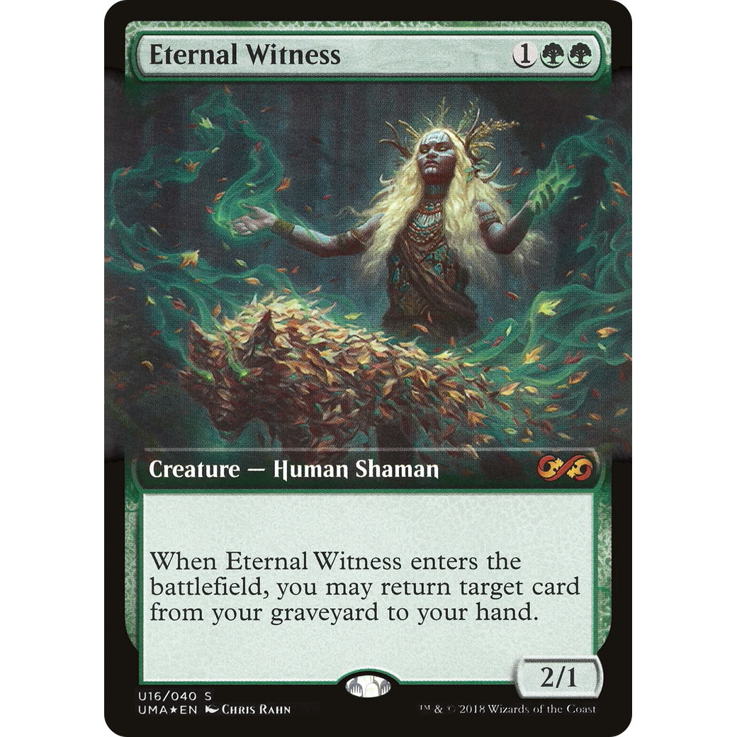 Eternal Witness (UMA:BT-U16) - Ultimate Box Topper: (Extended Art) Foil