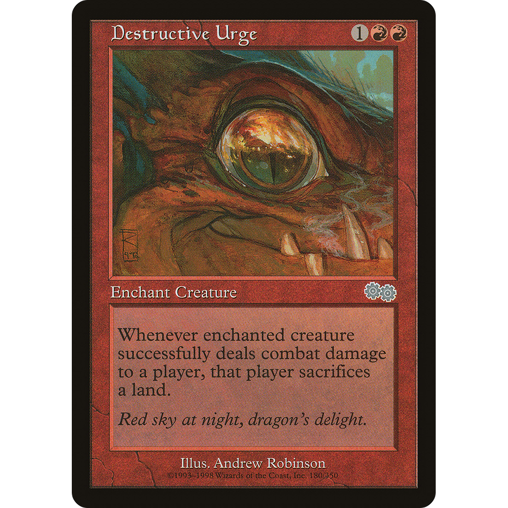 Destructive Urge (USG-180) - Urza's Saga