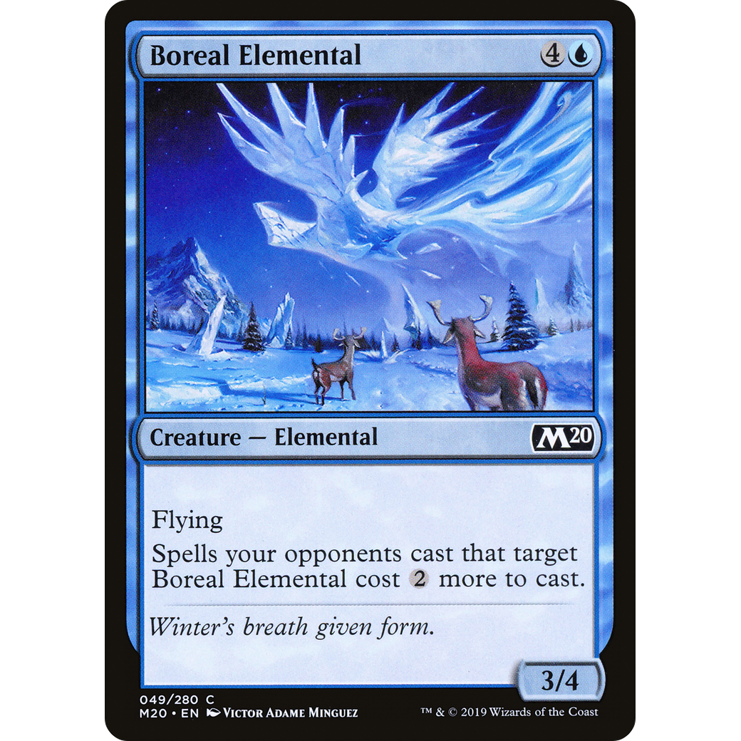 Boreal Elemental (M20-049) - Core Set 2020 Foil