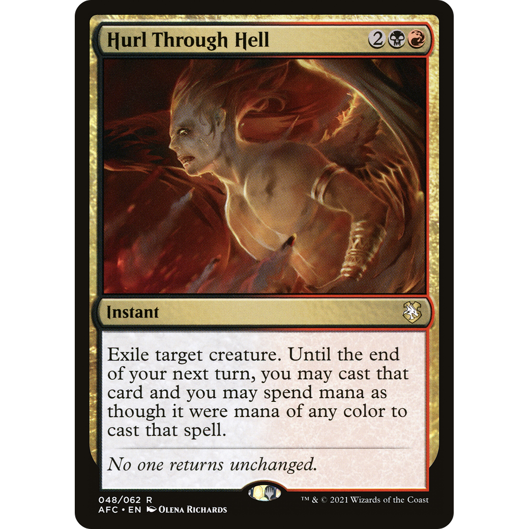 Hurl Through Hell (AFC-048) - Forgotten Realms Commander