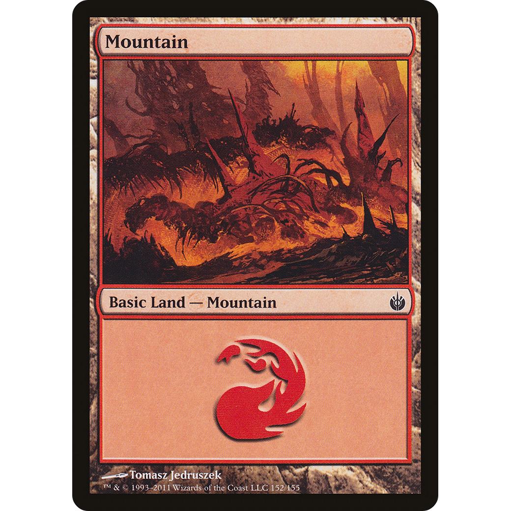 Mountain (152) (MBS-152) - Mirrodin Besieged Foil