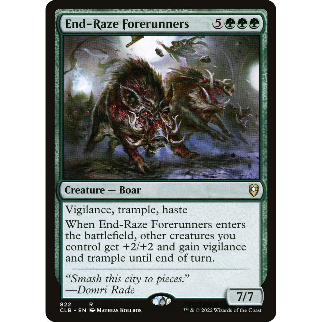 End-Raze Forerunners (CLB-822) - Commander Legends: Battle for Baldur's Gate