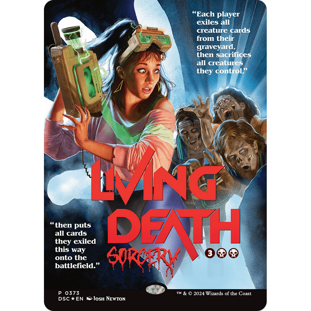 Living Death (DSC-373) - Duskmourn: House of Horror Commander (Borderless) Foil