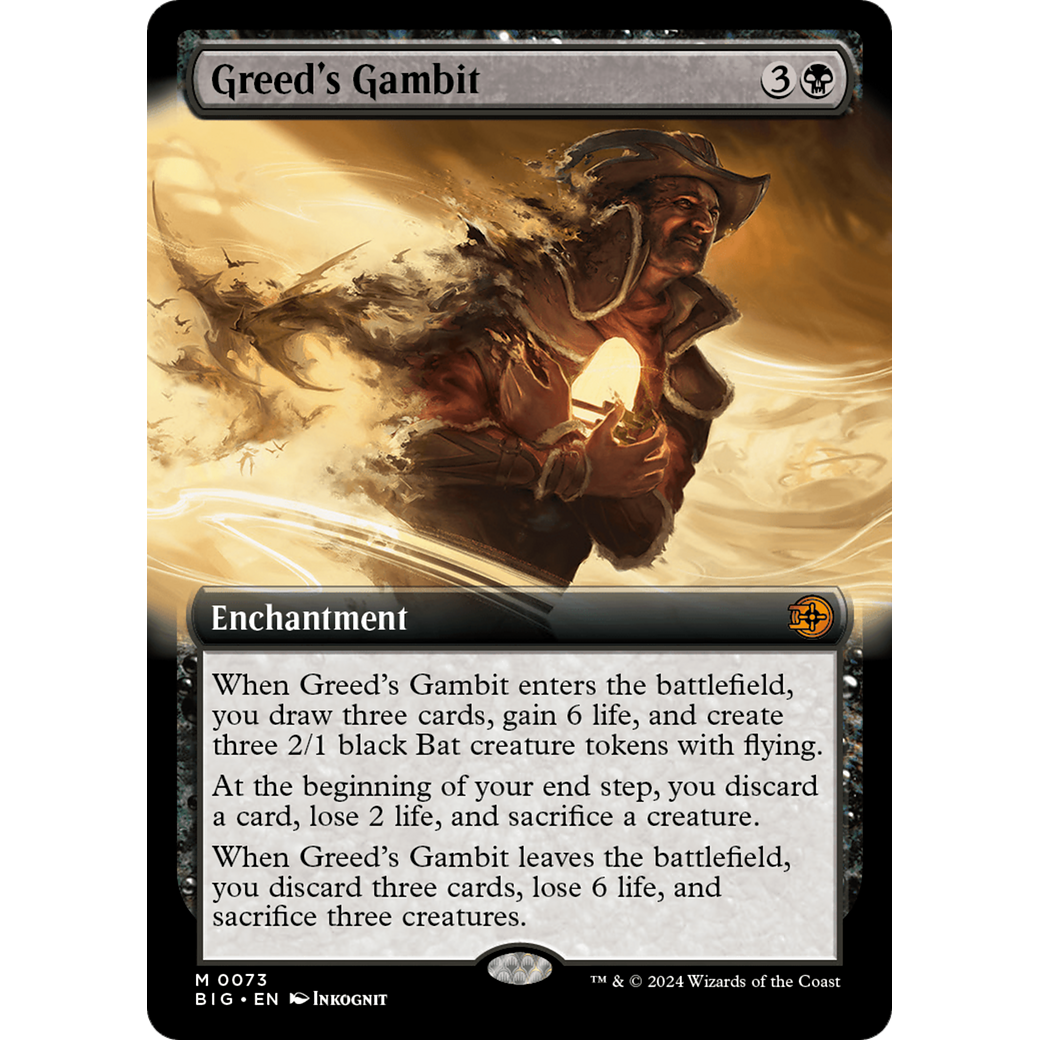 Greed's Gambit (Extended Art) (BIG-073) - The Big Score: (Extended Art)