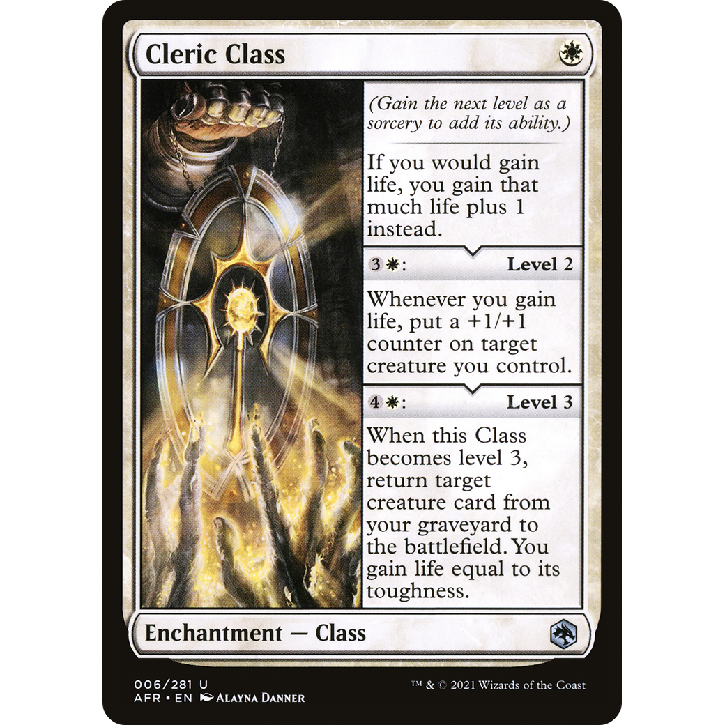 Cleric Class (AFR-006) - Adventures in the Forgotten Realms