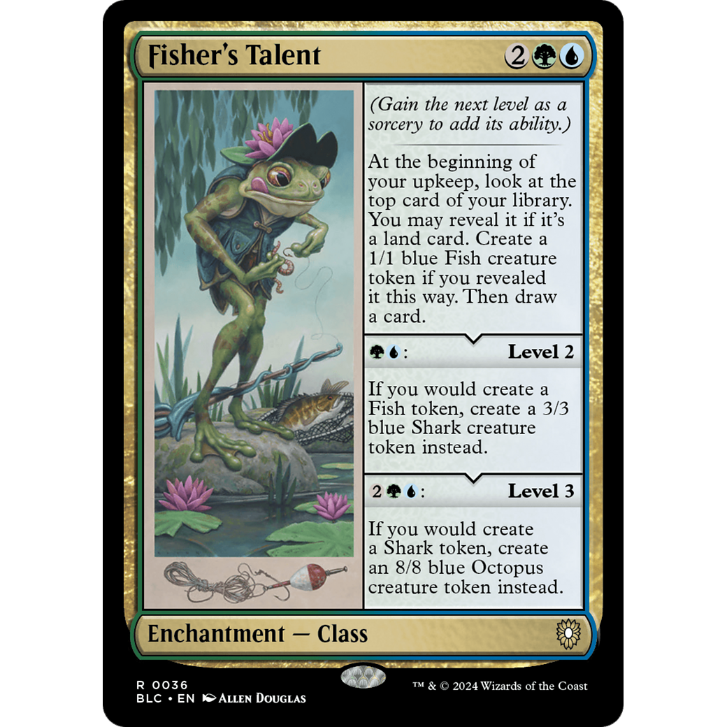 Fisher's Talent (BLC-036) - Bloomburrow Commander