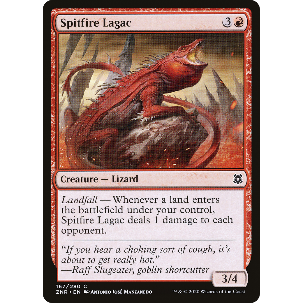 Spitfire Lagac (ZNR-167) - Zendikar Rising Foil