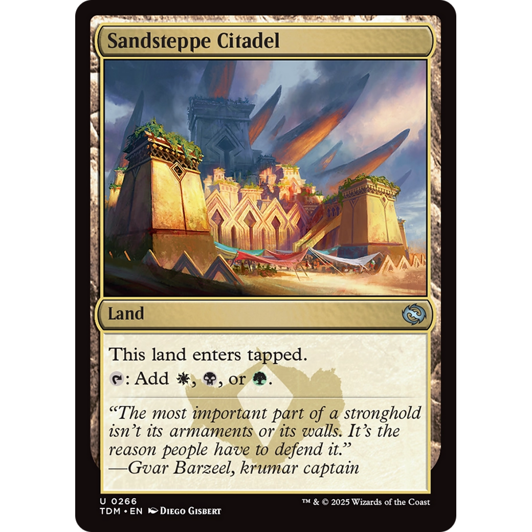 Sandsteppe Citadel (TDM-266) - Tarkir: Dragonstorm