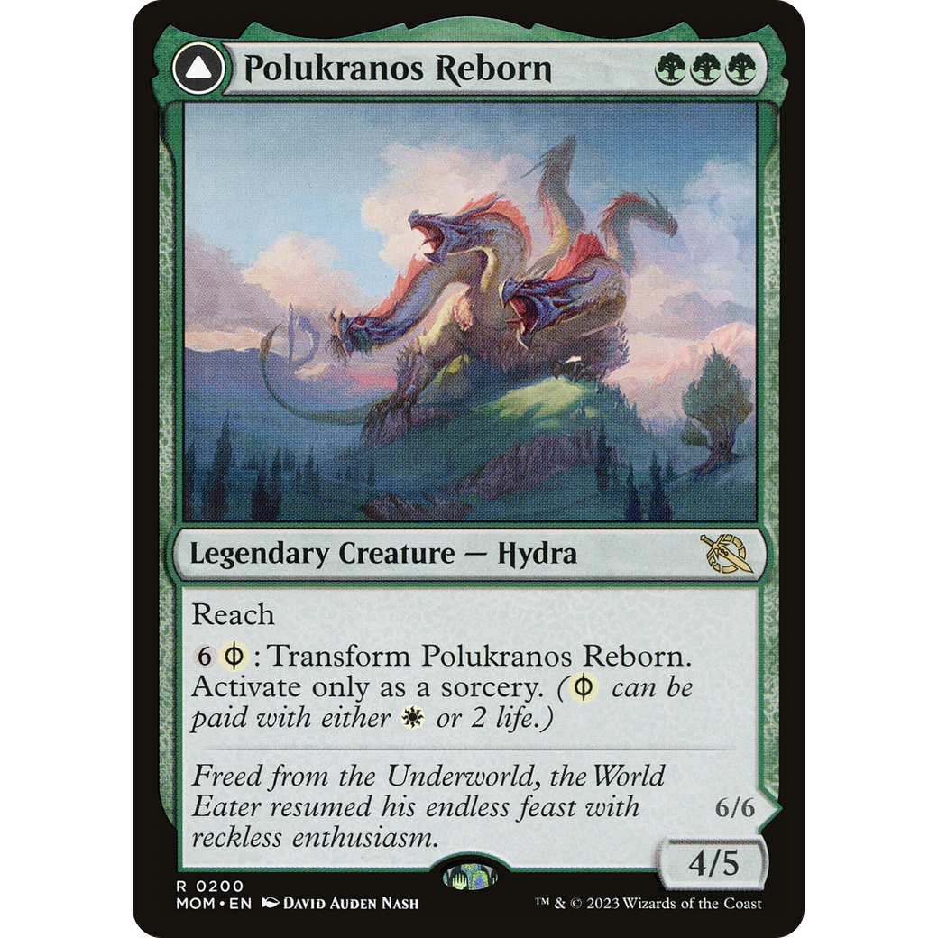 Polukranos Reborn // Polukranos, Engine of Ruin (MOM-200) - March of the Machine