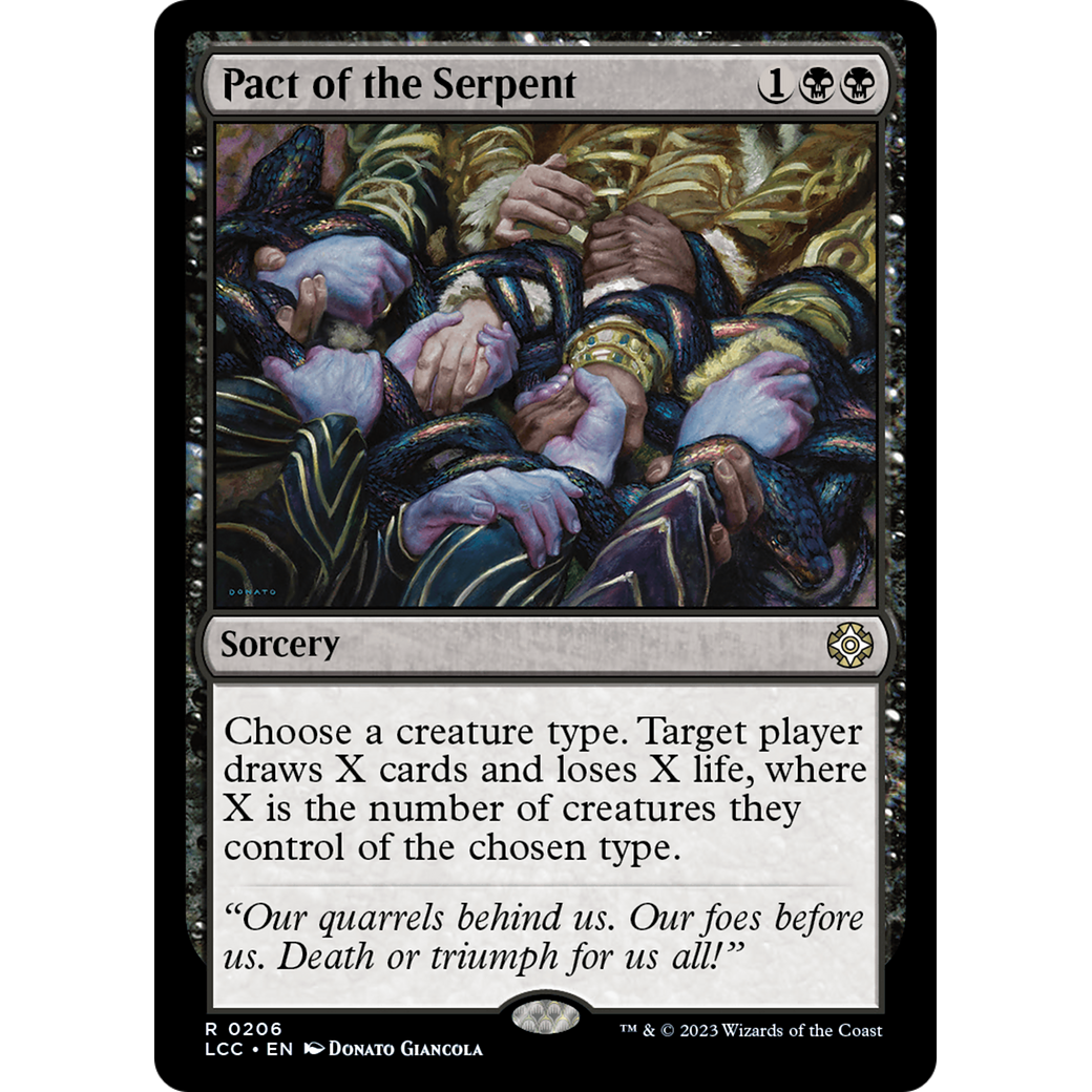 Pact of the Serpent (LCC-206) - The Lost Caverns of Ixalan Commander