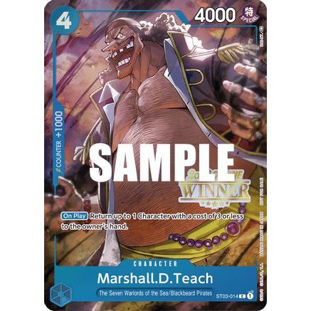 Marshall.D.Teach (Online Regional 2023) [Winner] (ST03-014) - One Piece Promotion Cards
