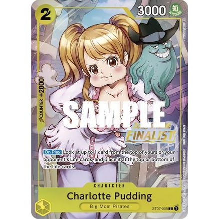 Charlotte Pudding (Online Regional 2023) [Finalist] (ST07-008) - One Piece Promotion Cards Foil
