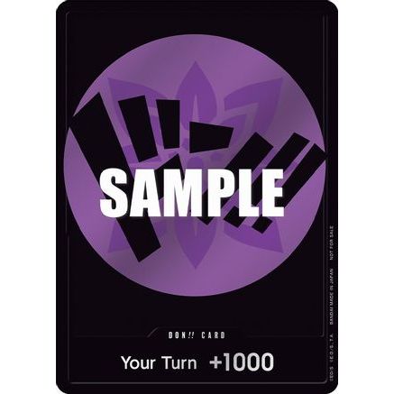 DON!! Card (Purple) - One Piece Promotion Cards Foil