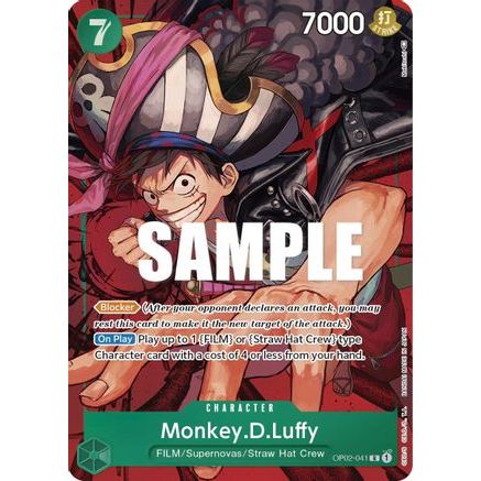 Monkey.D.Luffy (041) (Alternate Art) (OP02-041) - Paramount War Foil