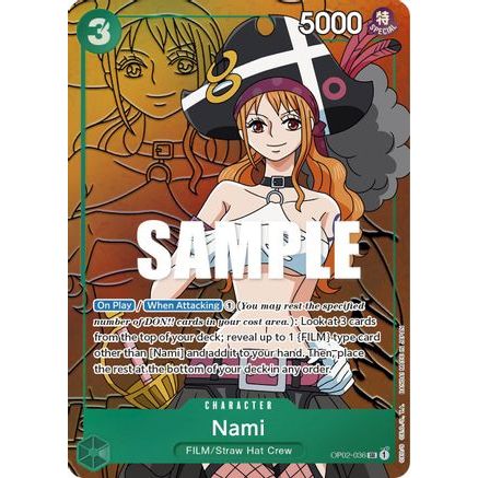 Nami (Alternate Art) (OP02-036) - Paramount War Foil