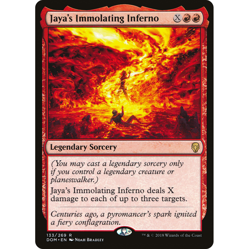 Jaya's Immolating Inferno (DOM-133) - Dominaria