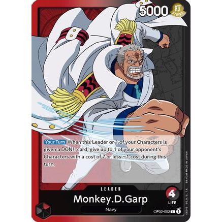 Monkey.D.Garp (002) (OP02-002) - Paramount War