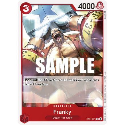 Franky (Tournament Pack Vol. 2) (OP01-021) - One Piece Promotion Cards