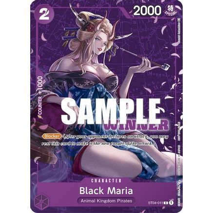 Black Maria (Tournament Pack Vol. 2) [Winner] (ST04-011) - One Piece Promotion Cards