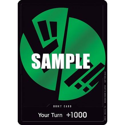 DON!! Card (Green) - One Piece Promotion Cards Foil