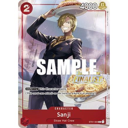 Sanji (Offline Regional 2023) [Finalist] (ST01-004) - One Piece Promotion Cards Foil