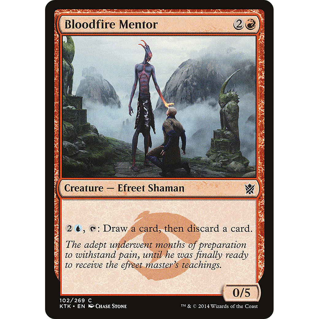 Bloodfire Mentor (KTK-102) - Khans of Tarkir Foil