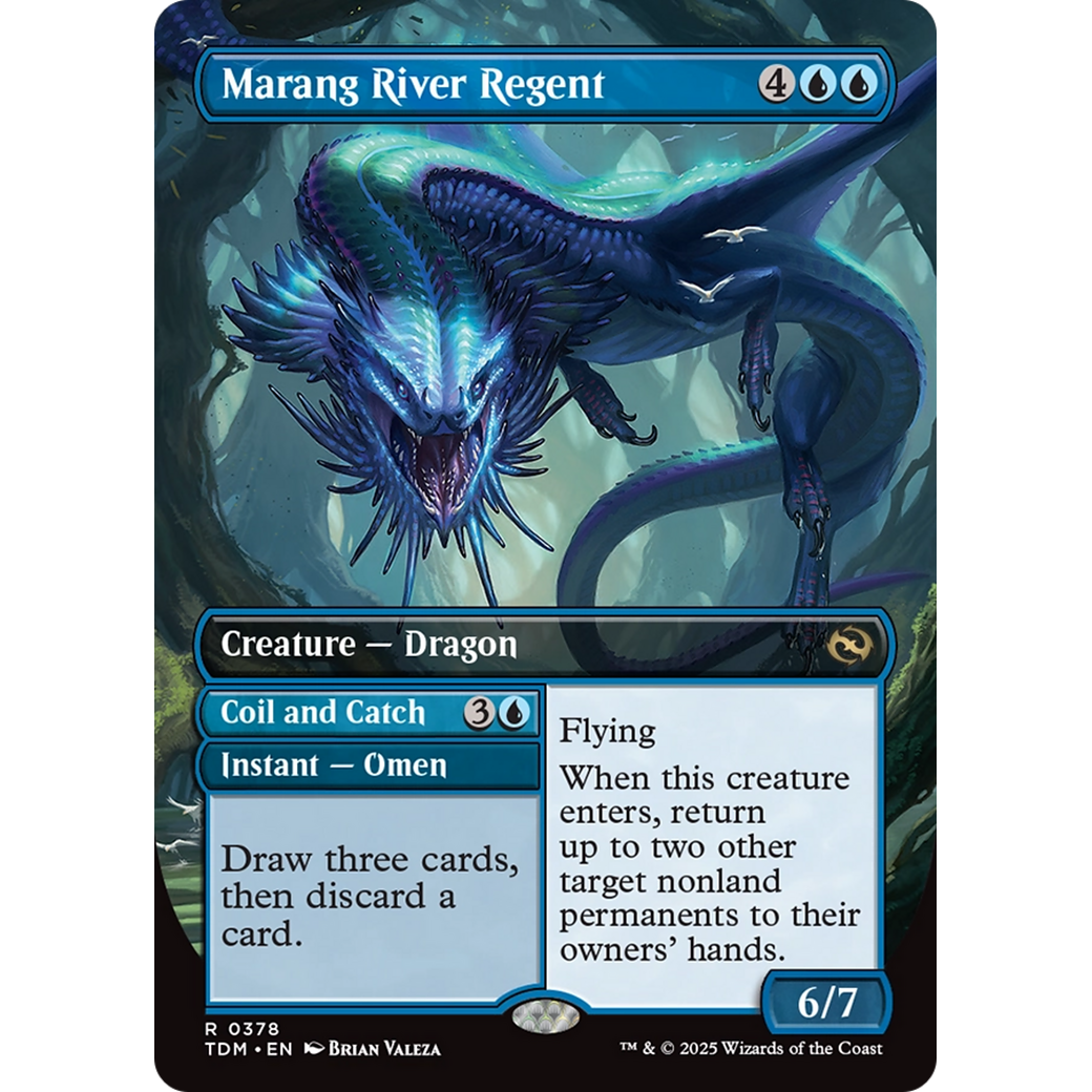 Marang River Regent // Coil and Catch // Marang River Regent (TDM-378) - Tarkir: Dragonstorm (Borderless)