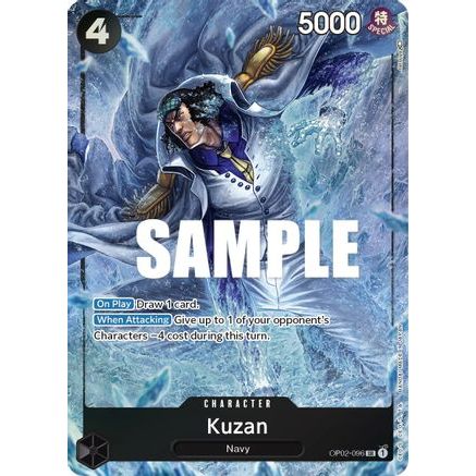 Kuzan (096) (Alternate Art) (OP02-096) - Paramount War Foil