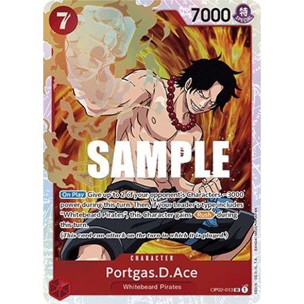 Portgas.D.Ace (OP02-013) - Paramount War Foil
