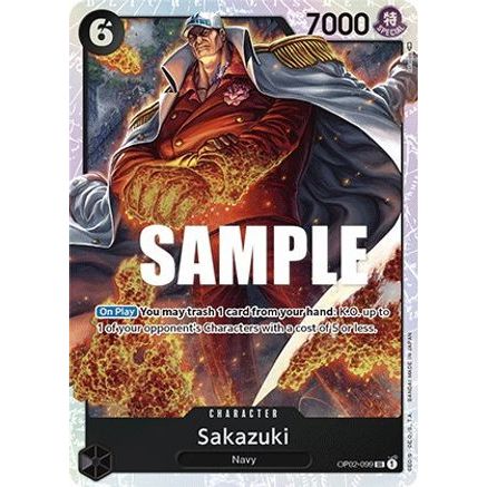 Sakazuki (OP02-099) - Paramount War Foil