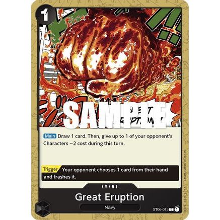 Great Eruption (ST06-015) - Starter Deck 6: Absolute Justice