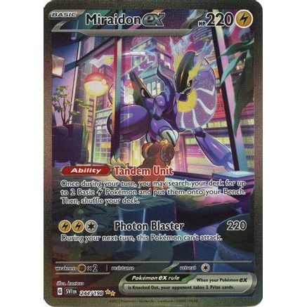 Miraidon ex - 244/198 244 - SV01 Scarlet & Violet Base Set Holofoil